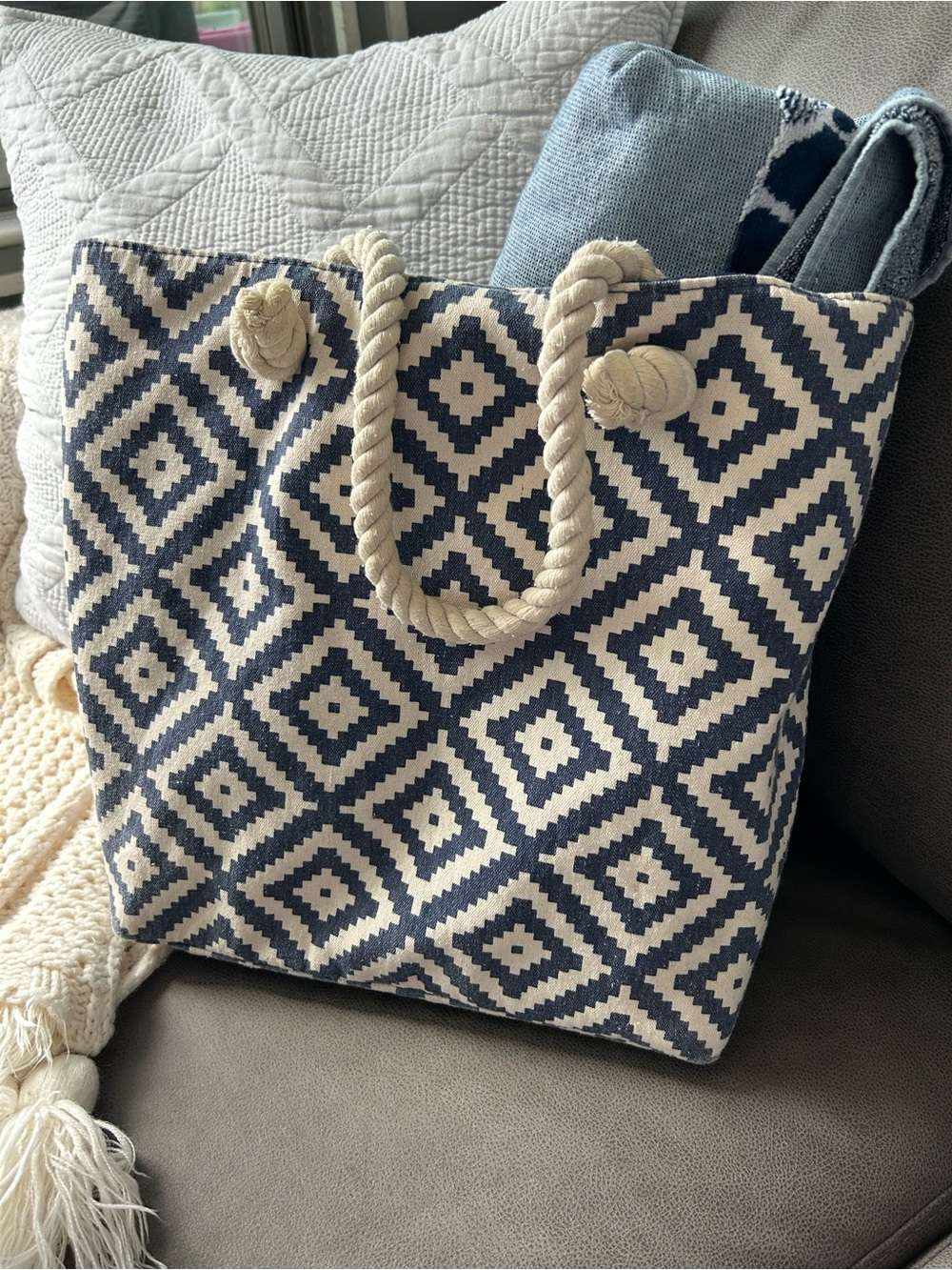 Summer and Rose Canvas Bag